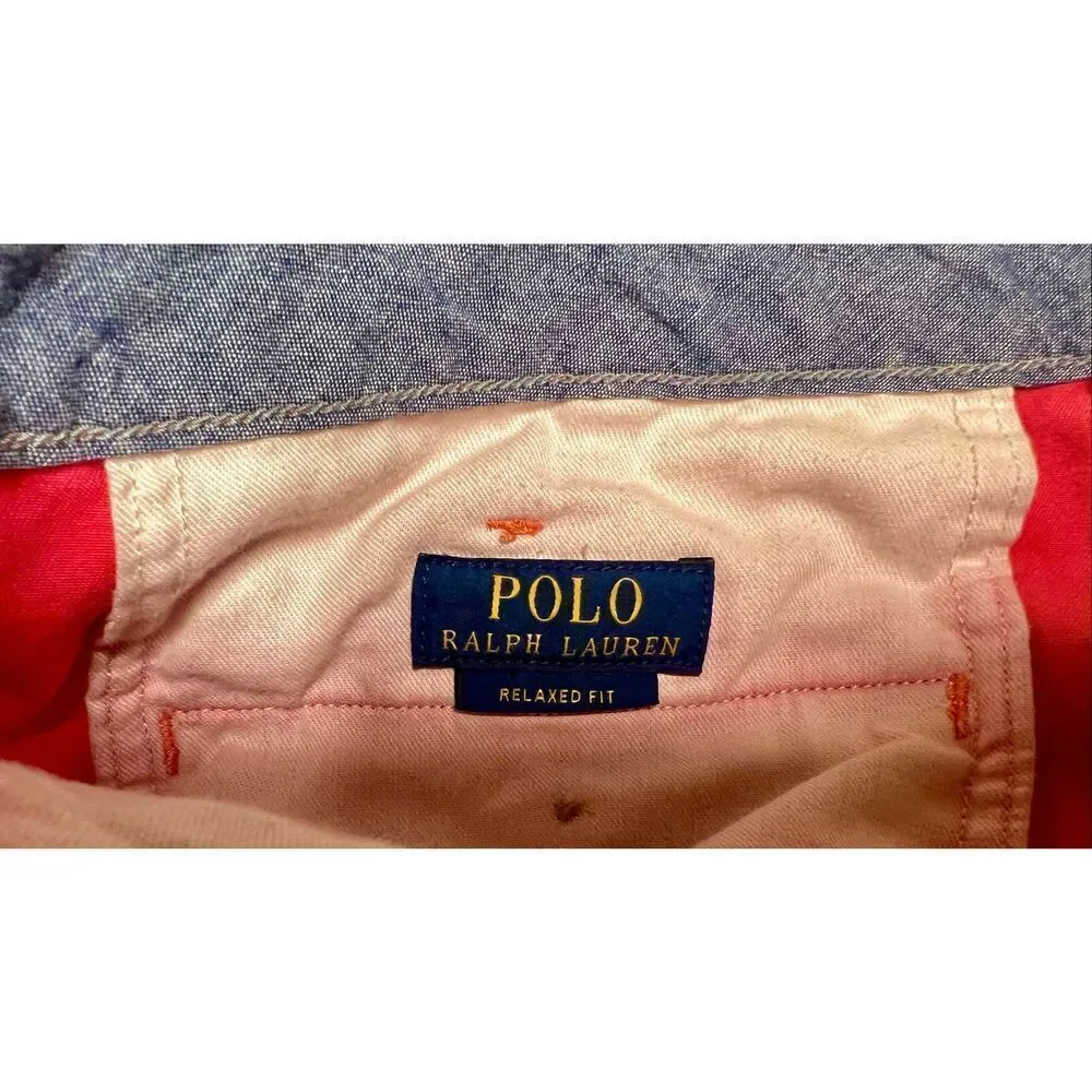 Men’s Polo Ralph Lauren Prospect Shorts Fucshia Pink 34 Waist Classic Style